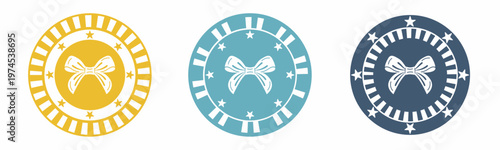 Tie icon. Board illustration label design. Design for business. Vector illustration.