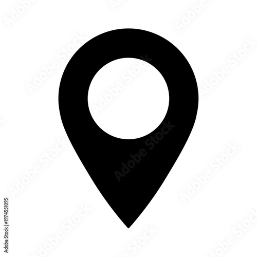 マップピンのアイコン_ベクターイラスト