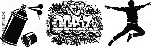 Business people cycle around briefcase, corporate teamwork vector icon illustration