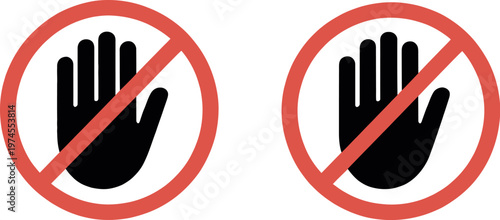 Do not enter sign vector illustration isolated on transparent background clear prohibition symbol for warning notice and restricted access design