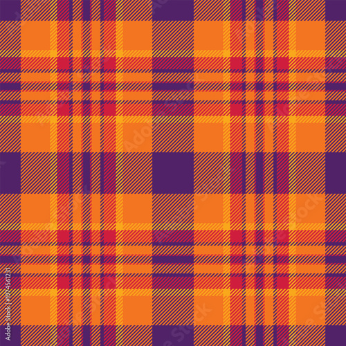 Plaid designed for childrens textiles. The works for shirts, dresses, pajamas, and accessories. Seamless vectors repeat evenly.