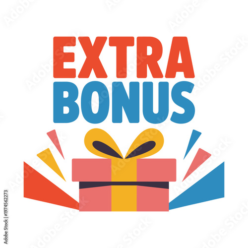 Extra bonus gift box promotion element