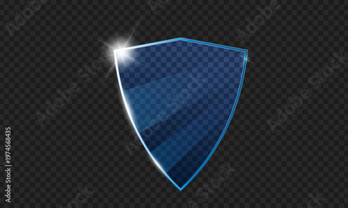 Glass shield protection, Protection against viruses and cyber attacks, Glass brotherhood shield modern technology