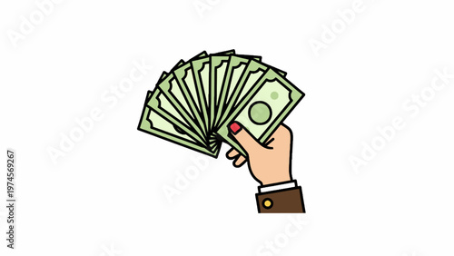 Man riding bicycle with daughter in child seat on white background