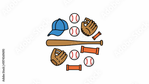 Oil Barrel and Jerrycan with Chemical Spill Illustration