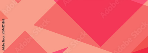 Geometric Abstract Background with Pink and Coral Tones.