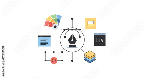 Graphic Design Elements and Symbols.