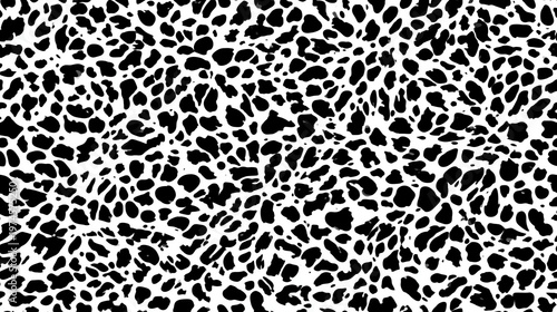 Black and white organic abstract texture pattern