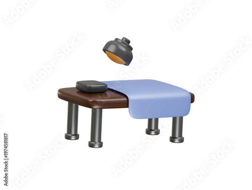 radiation therapy icon 3d illustration render