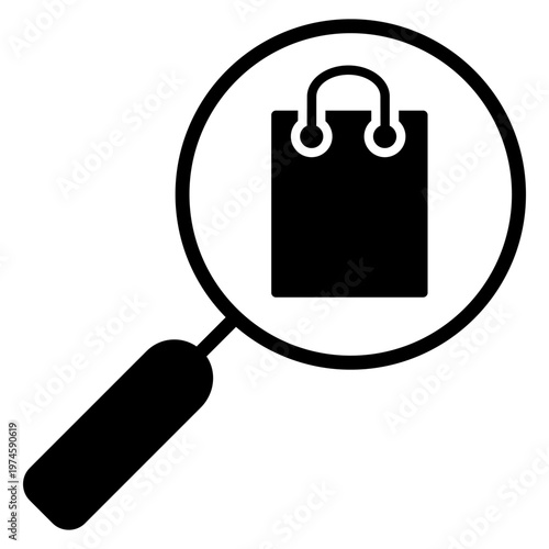 Shopping icon vector. Online shopping Illustration sign. Purchases symbol or logo.