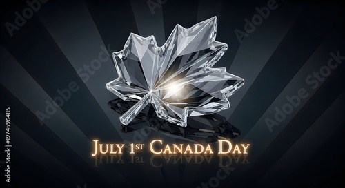 Canada day celebration stunning maple leaf design for july 1st national holiday