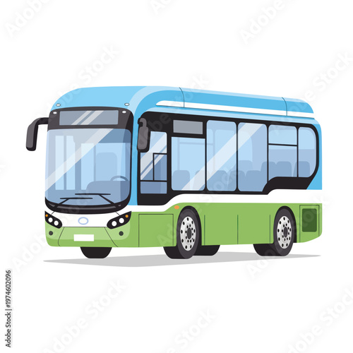Modern Electric City Bus for Public Transportation and Sustainable Urban Travel.