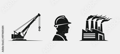 A silhouette of a lone hiker trekking up a steep mountain slope against a bright white background