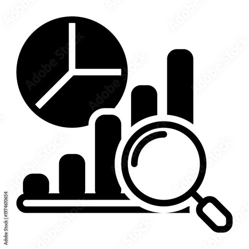 Market icon, glyph icon style