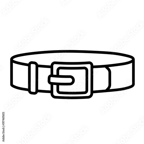Belt icon isolated sign symbol vector illustration - high quality vector icons	