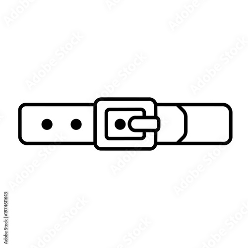Belt icon isolated sign symbol vector illustration - high quality vector icons	