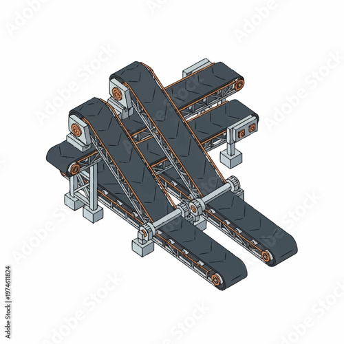 black leather belt isolated on white