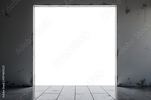 Bright Opening into a Clean Room Interior