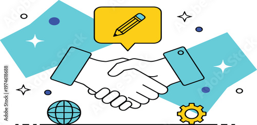 Conceptual marketing scene featuring a large yellow funnel converting potential clients into revenue and growth for business strategy.