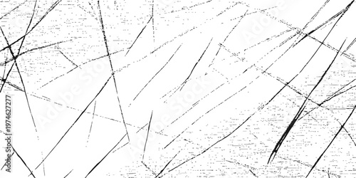 A wintry nature illustration featuring a grunge texture pattern of snow on the grass, ground, and tree for an old city wall wallpaper design