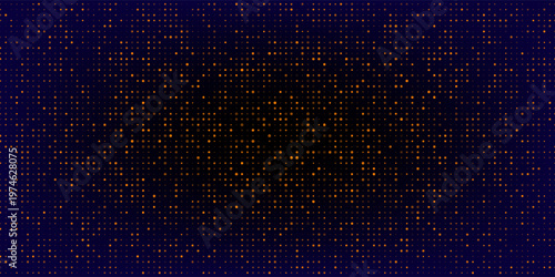 Abstract Digital Technology Futuristic Background. Square Pixels Halftone Pattern Tech Mosaic.Science Research Presentation Backdrop. eps10