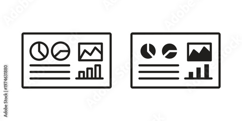 Admin panel icon design vector. Flat and line vector Icon Design
