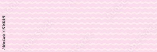 Baby watercolor stripe pattern seamless with soft pink and cream wave line st...
