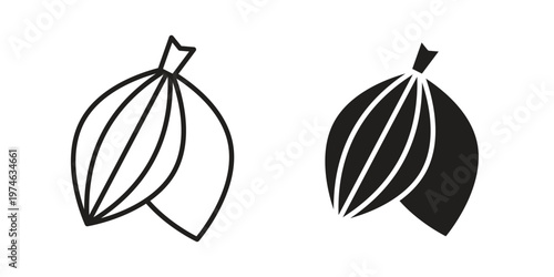 Cacao Icon design vector. Flat and line vector Icon Design