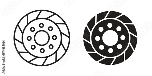 Car clutch icon design vector. Flat and line vector Icon Design