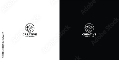 Tourism company logo design, tiptoe travel