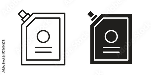 Doy design vector. Flat and line vector Icon Designpouch icon design vector. Flat and line vector Icon Design