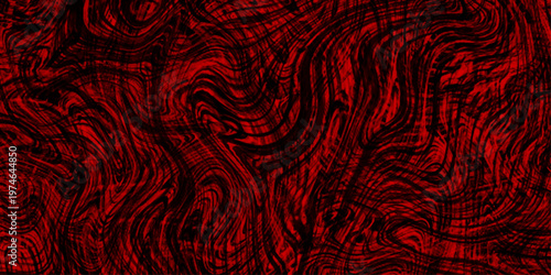 Red Black marble texture background. The texture of mix color red and black marble pattern modern style Liquid background.. Marble Red Alcohol Ink Wavy Liquid Texture Beautiful fluid paint background.