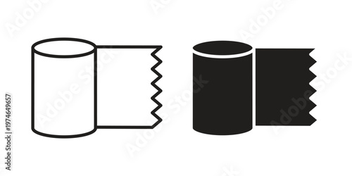 Gauze icon design vector. Flat and line vector Icon Design