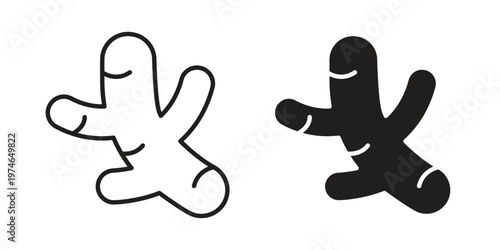 Ginger icon design vector. Flat and line vector Icon Design