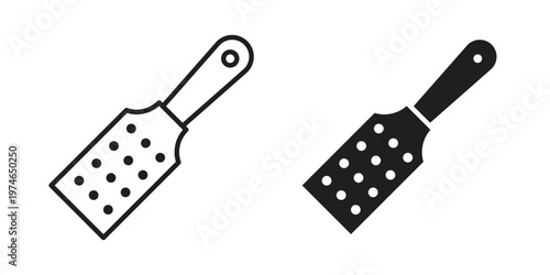 Grater icon design vector. Flat and line vector Icon Design