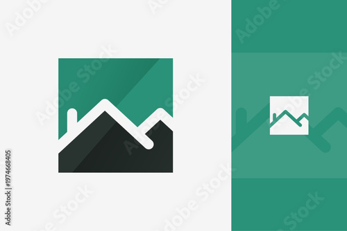 Premium Gradient Homestay Logo Modern Accommodation House Rental Travel Brand Vibrant Identity Vector Template