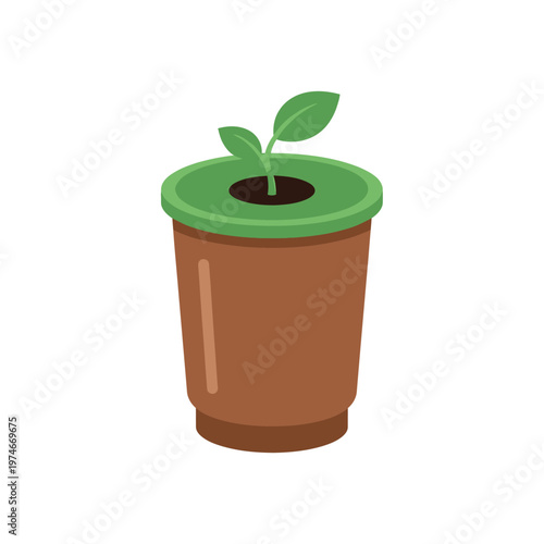 Hydroponic Plant Growing System Pot.