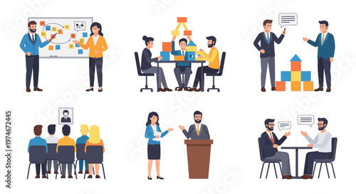 Business meeting, presentation, strategy, teamwork, collaboration, discussion, planning