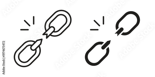 Weak icon design vector. Flat and line vector Icon Design