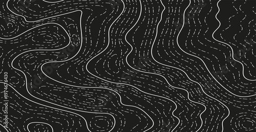 topographic line contour map background, geographic grid map