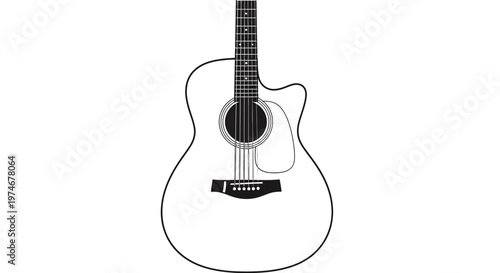 Acoustic Guitar Instrument Music Object.
