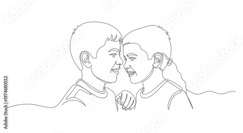 Two men facing each other closely.