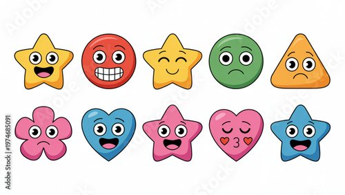 Colorful patchwork fabric with floral patterns and geometric shapes isolated on transparent background