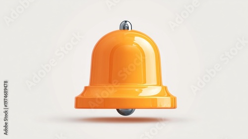 Orange notification bell icon