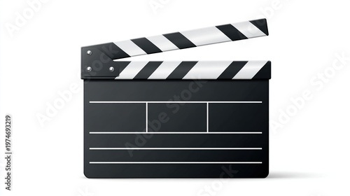 Film clapperboard vector illustration