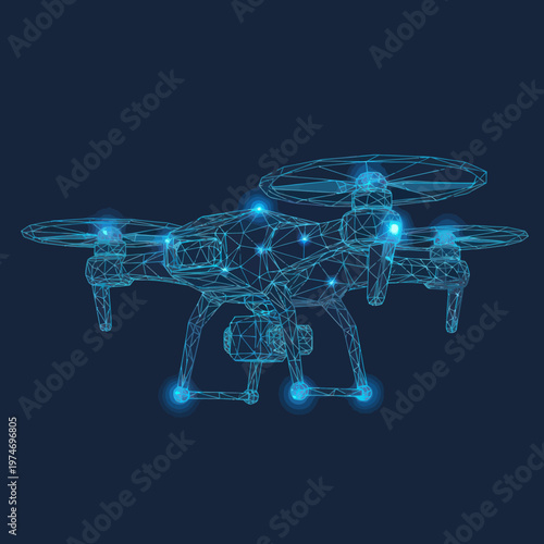 Drone Technology Aerial Robotics Engineering.