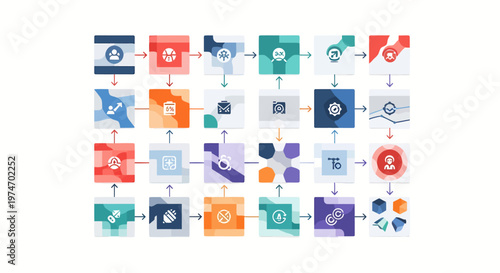 business process management workflow diagram for marketing strategy and operations planning