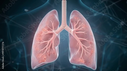 diseased human lungs affected by smoking Concept of tobacco impact, World No Tobacco Day, and respiratory health awareness
