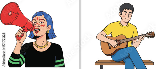 A black minimalist house icon next to a blue double-outlined cross symbol, separated by a vertical blue line. Clean vector design for residential healthcare or home medical services.