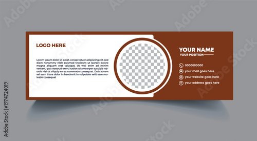 Professional Business Card Template with Customizable Information Fields
